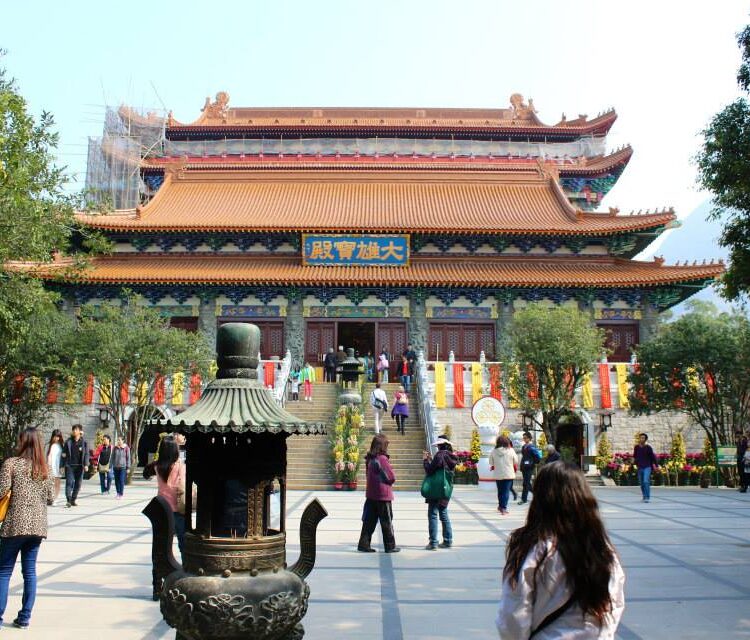 Visiting the Big Buddha on Lantau Island