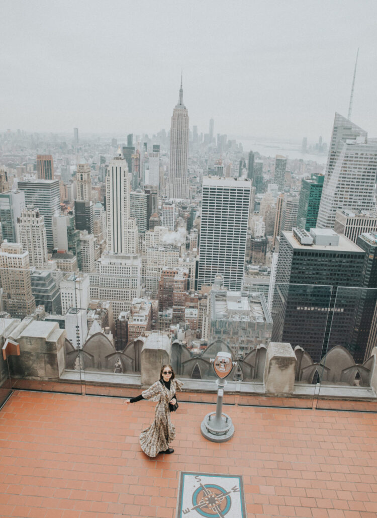 Visiting Top of the Rock in New York City