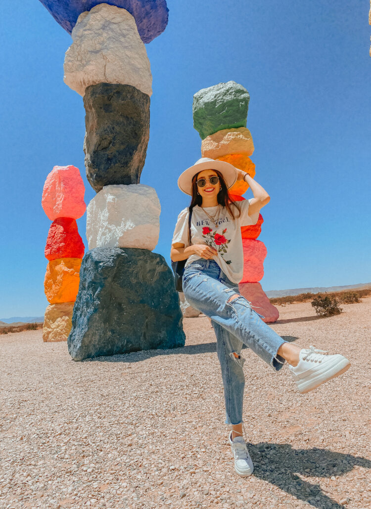 Tips for Road Tripping during COVID-19 - 7 Magic Mountains Las Vegas Nevada