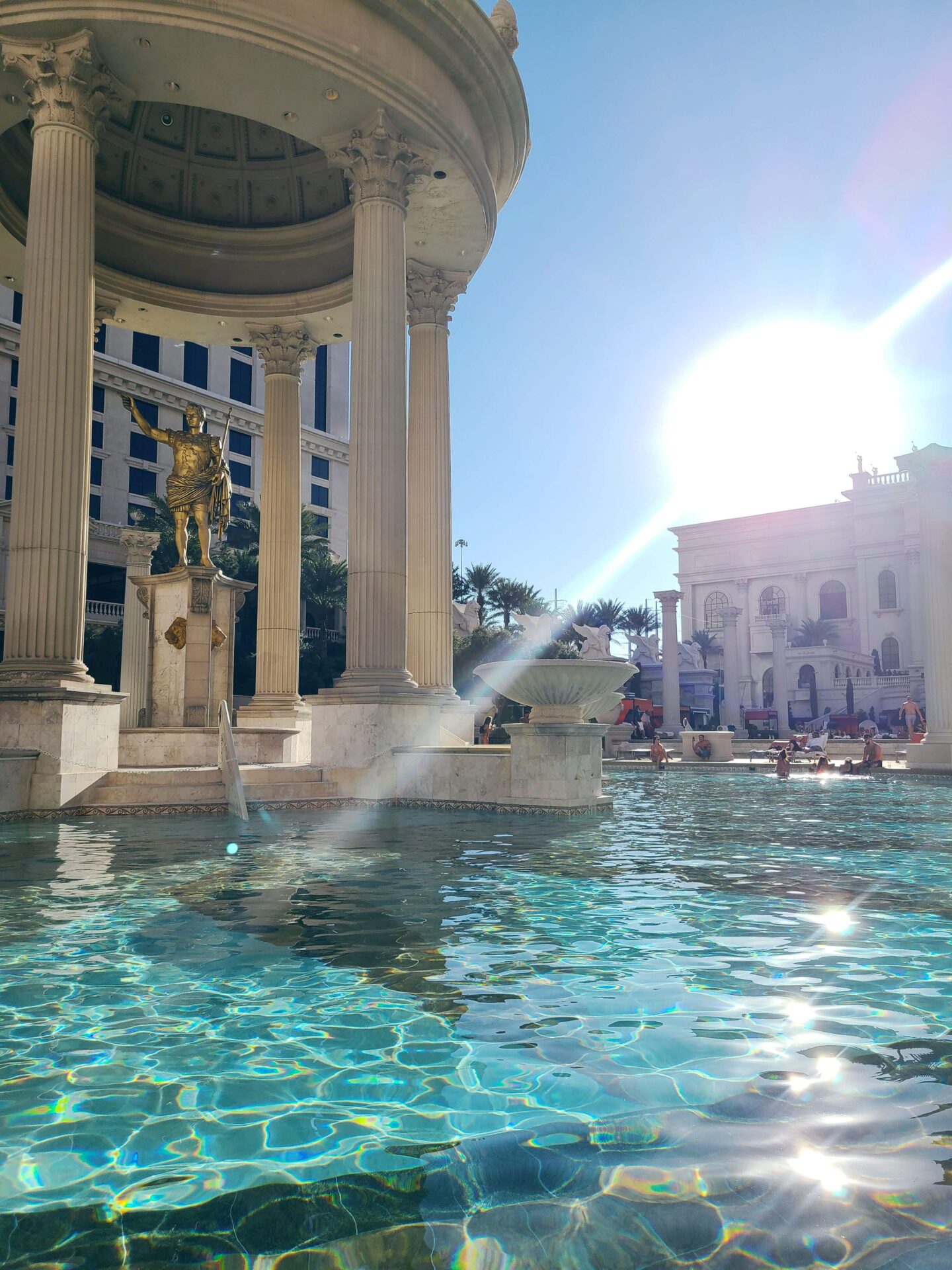 Caesars Las Vegas Pools: A Guide to Garden of the Gods - Midlife Miles