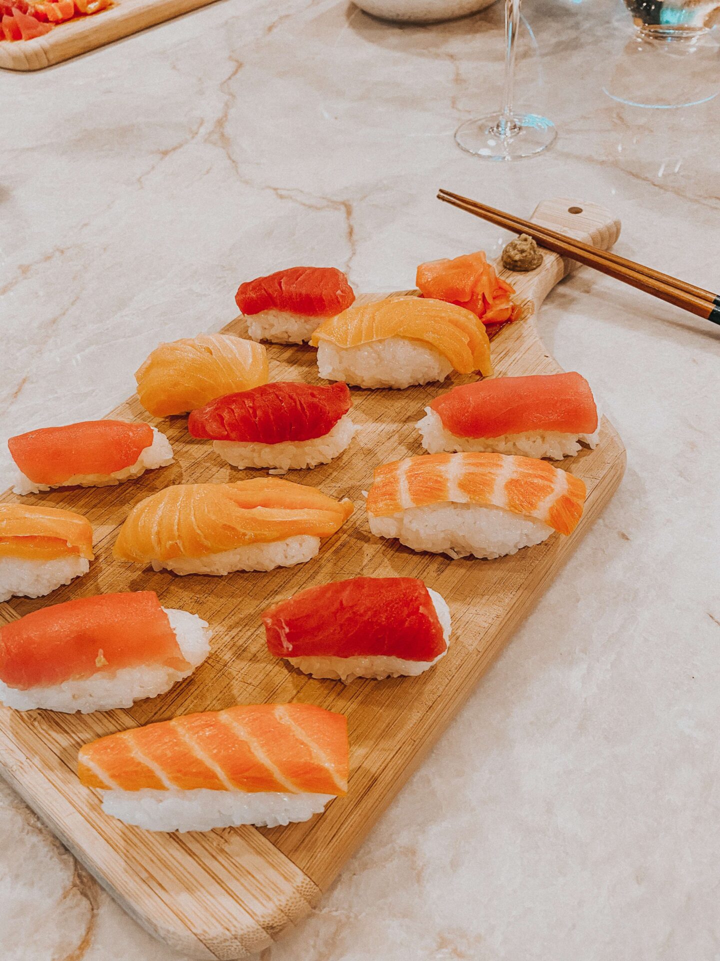 San Diego Valentine's Day date idea - homemade sushi cooking date night