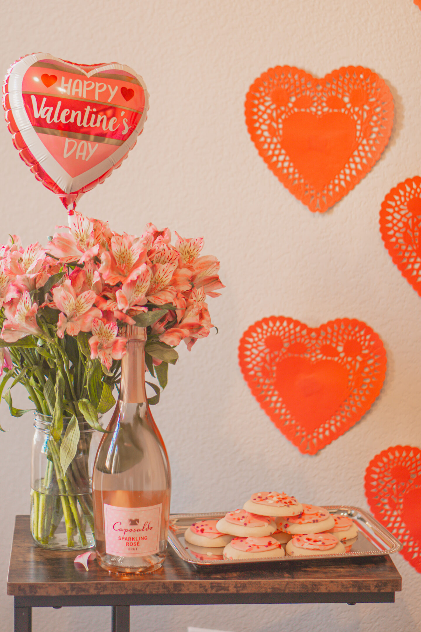 How to Host the Perfect Galentine's Day Party, Valentine's Day cocktail ideas  - Palm Trees and Pellegrino San Diego blogger