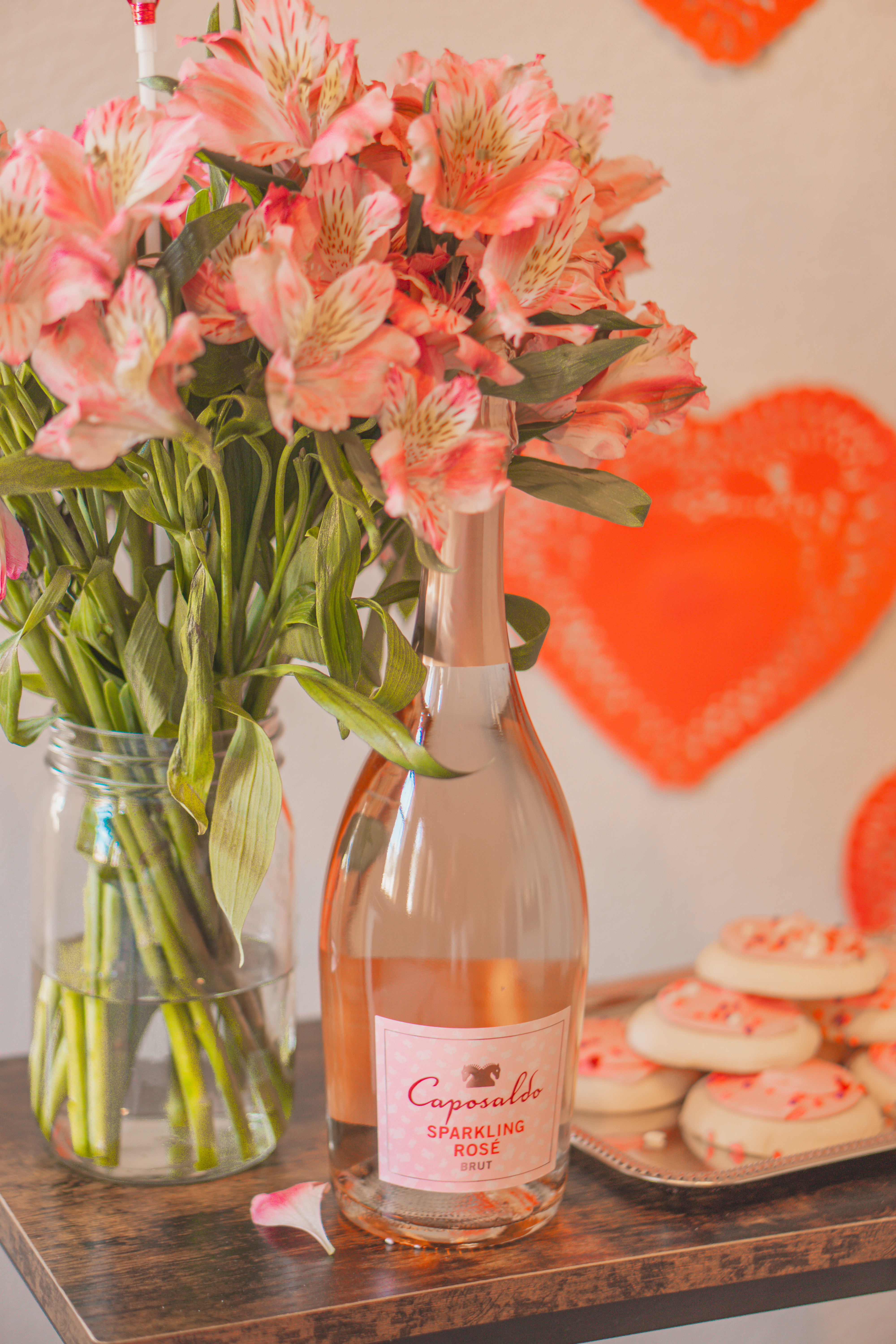 How to Host the Perfect Galentine's Day Party, Valentine's Day cocktail ideas  - Palm Trees and Pellegrino San Diego blogger