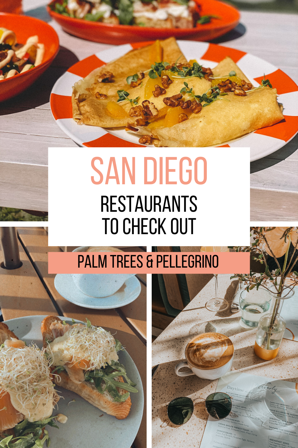 San Diego Restaurants to check out - Palm Trees & Pellegrino San Diego travel tips