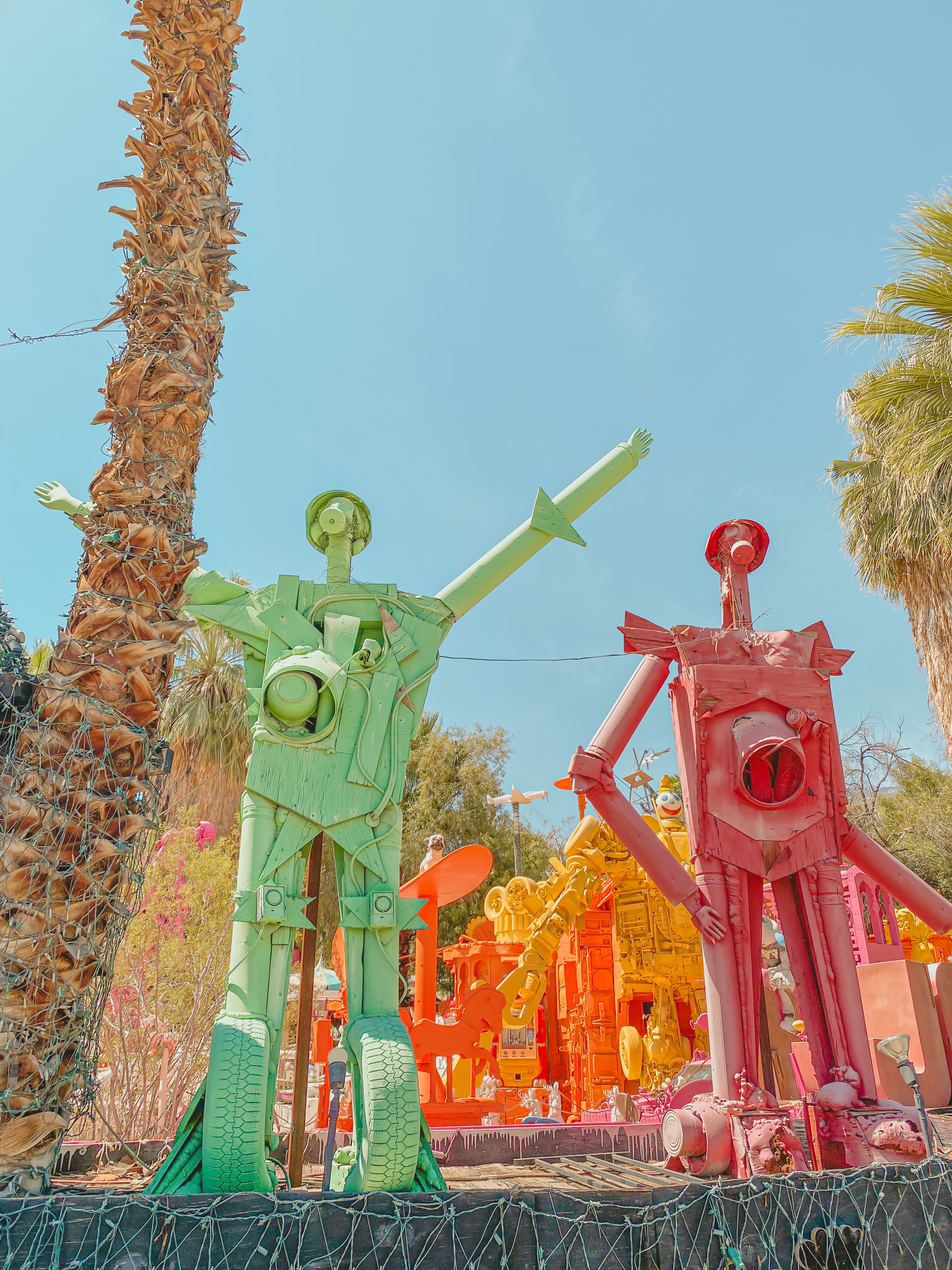 Robolights Palm Springs, things to do in Palm Springs, weekend in Palm Springs - Palm Trees and Pellegrino California travel blog