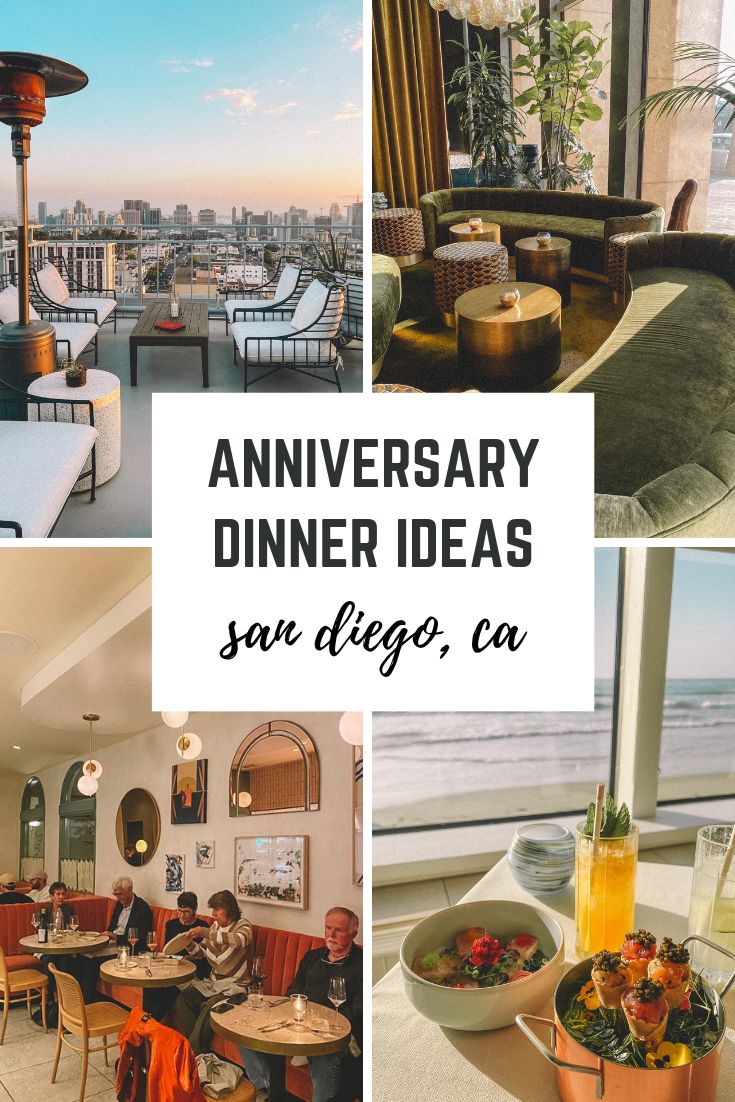 San Diego Anniversary Dinner Ideas
