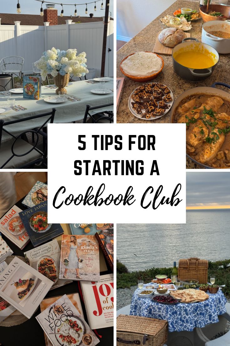 tips for starting a cookbook club